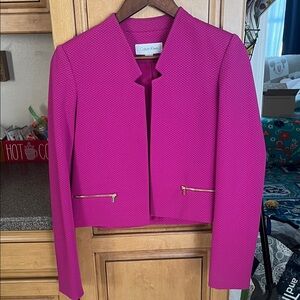 Calvin Klein Pink Fuscia Blazer